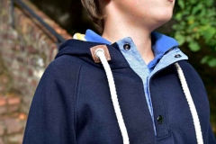 Baumwollkordel Hoodiekordel 8 mm dick, natur