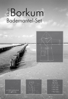 Bademantel Set klein Borkum Schnittmuster