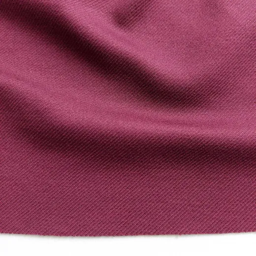 Punto di Roma Stoff Twilljersey - bordeaux