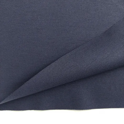 Punto di Roma Stoff Twill Dunkelblau – klassischer Romanit Jersey