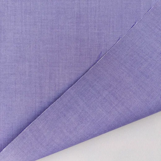 Oxford Baumwollstoff by Albini Made in Italy - lila wei� meliert - Designer Stoff