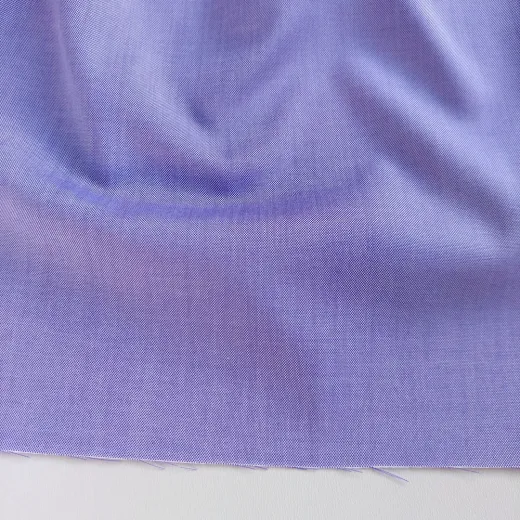 Oxford Baumwollstoff by Albini Made in Italy - lila wei� meliert - Designer Stoff