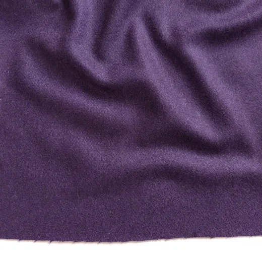 Wollstoff Jackenstoff Made in Italy - lila - Deadstock Stoff