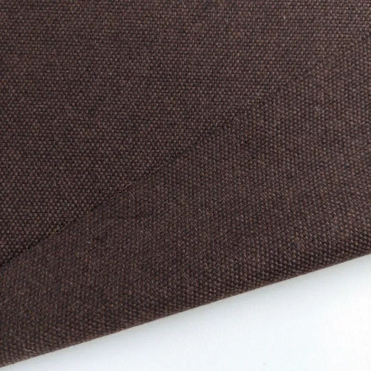 Wollstoff K�stchenmuster Made in Italy - camel schwarz - Deadstock Stoff