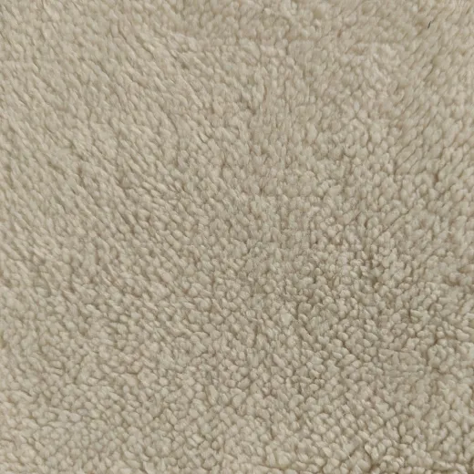 Teddystoff Teddyfleece Meterware – Sherpa, weich & elastisch, beige