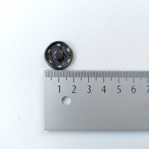 Druckkn�pfe zum Ann�hen Metall gunmetal 19 mm, 5 Paar