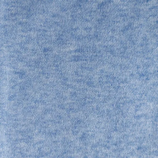 Strickstoff Feinstrick meliert Hellblau
