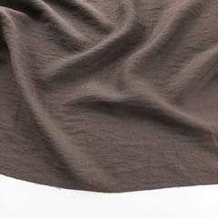 Viskose Stoff Air Flow Sommerstoff Meterware, dunkelbraun