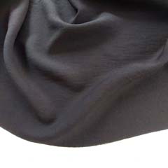 Viskose Stoff Air Flow Sommerstoff Meterware, schwarz