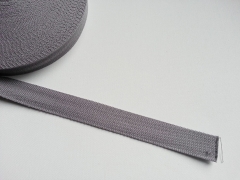 RESTSTCK 51 cm Gurtband Baumwolle 2,5 cm breit, grau