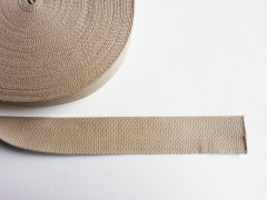 RESTSTCK 82 cm Gurtband Baumwolle 4 cm breit, dunkelbeige 41