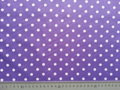 Punkte 0,7cm breit - lila/wei