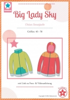 Damen Sweatjacke Big Lady Sky Schnittmuster