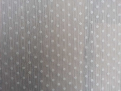 Chiffon Punkte - wei