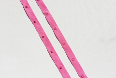 Druckknopfband Knopfabstand 5 cm - pink