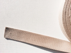 RESTSTCK 104 cm Gurtband Baumwolle 3 cm breit, dunkelbeige 41