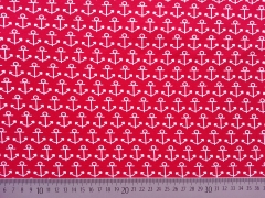 Jersey Anker - wei auf kirschrot