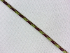 Kordelband 4 mm, braun grn