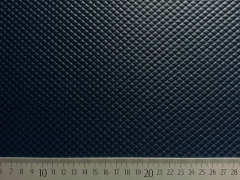 RESTST�CK 20 cm gepr�gtes Kunstleder mit  Rautenmuster-dunkelblau