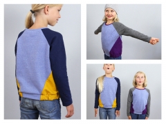 Lille Sweater mit Teilungsn�hten Schnittmuster