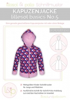 Schnittmuster Kapuzenjacke Kinder Lillesol Basics No.5