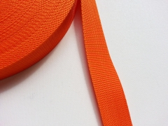 Gurtband 3 cm Polypropylen, orange