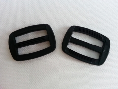 2 Schieber/Feststeller 2,5 cm (25mm) schwarz