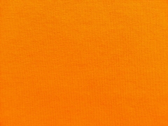 angerauter Sweat Stoff uni, krftiges Orange