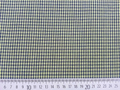 RESTSTCK 64 cm Baumwollstoff Vichy Karo, hellgrn dunkelblau