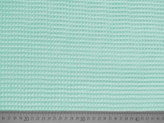 RESTST�CK 50 cm Waffelpiqu� Frottee Stoff, helles mint
