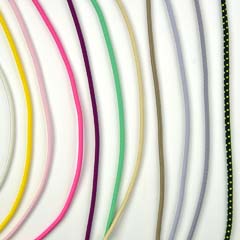 Gummikordel 3 mm, leuchtend gr�n