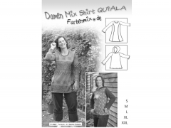 Schnittmuster Damen Mix Shirt Quiala Farbenmix