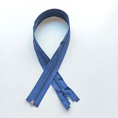 Reiverschluss teilbar 60 cm, mittelblau #618