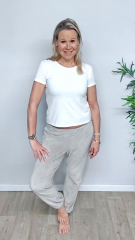 Samtjersey butter weich & elastisch, Sandstone Velvet (helles taupe)