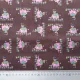 Baumwollstoff Elefanten & V�gel, rosa dunkelbraun