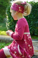 Jerseystoff uni, bordeaux