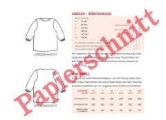 Papierschnittmuster weite Bluse mit gerafftem �rmelsaum FRAU HOLLY Studio Schnittreif