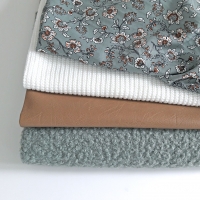 Boucle Stoff Schafsl�ckchen, altmint