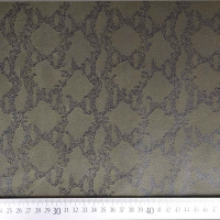 Wildlederimitat Schlangenmuster gepr�gt Optik, khakigr�n