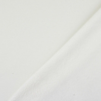 RESTST�CK 55 cm Sweatstoff Alpenfleece uni, cremewei�