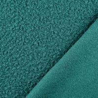 Boucle Stoff Schafsl�ckchen, petrol
