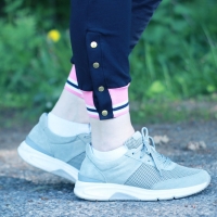 RESTST�CK 23 cm Sweat Stoff French Terry uni, dunkelblau