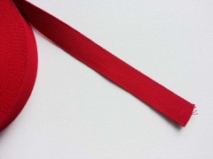 RESTST�CK 55 cm Gurtband Baumwolle 2,5 cm breit, rot #8