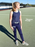 Gummiband Sport 32 mm breit, schwarz lila