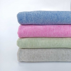 Strickstoff Feinstrick Stoff weich, gelb meliert