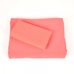 B�ndchenstoff Meterware Glattstrick uni, Pfirsich Peach #330