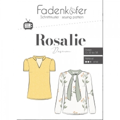 Papierschnittmuster Schluppenbluse Damen Rosalie Fadenk�fer