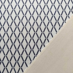 Wildlederimitat Gitternetz Rauten grafisch Fake Suede, blaugrau cremewei�