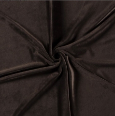 RESTST�CK 50 cm Samt Jerseystoff Stretchsamt super weich, dunkelbraun