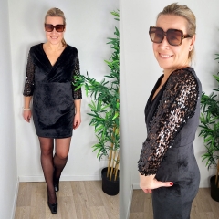 Samtjersey butter weich & elastisch, Noir Luxe (schwarz)